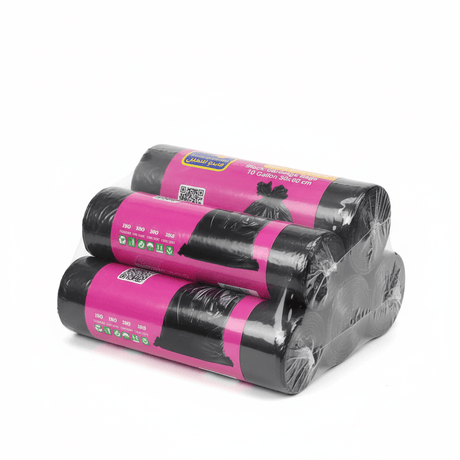 Rasa Black Garbage Bags 10 Gallon 50x60 cm – 15 Bags x Pack of 3 - Al Kabayel Discount CentreRasa Black Garbage Bags 10 Gallon 50x60 cm – 15 Bags x Pack of 3DisposablesRASAAl Kabayel Discount Centre