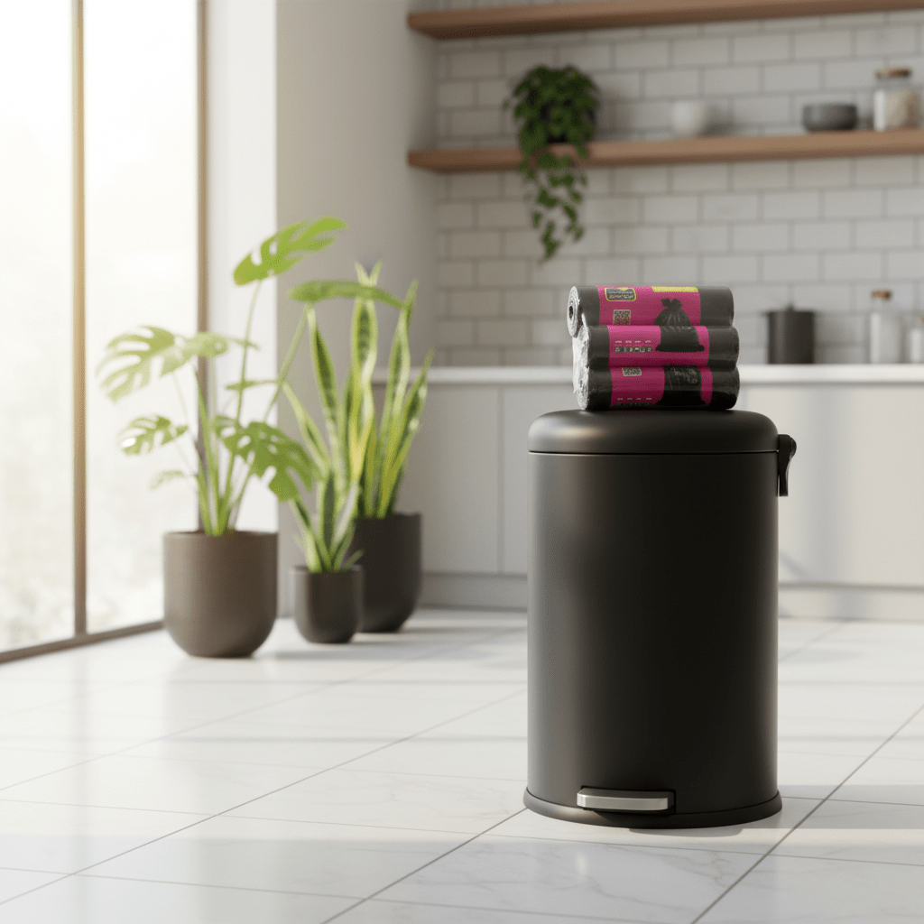 Rasa Black Garbage Bags 10 Gallon 50x60 cm – 15 Bags x Pack of 3 - Al Kabayel Discount CentreRasa Black Garbage Bags 10 Gallon 50x60 cm – 15 Bags x Pack of 3DisposablesRASAAl Kabayel Discount Centre