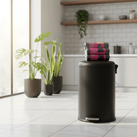 Rasa Black Garbage Bags 10 Gallon 50x60 cm – 15 Bags x Pack of 3 - Al Kabayel Discount CentreRasa Black Garbage Bags 10 Gallon 50x60 cm – 15 Bags x Pack of 3DisposablesRASAAl Kabayel Discount Centre