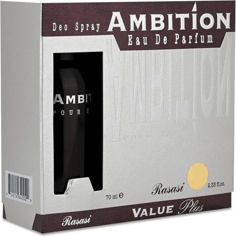 Rasasi Ambition Pour Homme EDP Deodorant - 70ML+150ML - Al Kabayel Discount CentreRasasi Ambition Pour Homme EDP Deodorant - 70ML+150MLPerfumesRASASIAl Kabayel Discount Centre