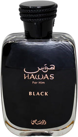 Rasasi Hawas Black Eau de Parfum for Men 100ml – Dark Seductive Aromatic Power Scent - Al Kabayel Discount CentreRasasi Hawas Black Eau de Parfum for Men 100ml – Dark Seductive Aromatic Power ScentPerfumesRASASIAl Kabayel Discount Centre