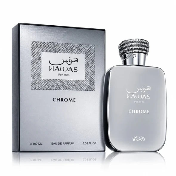 Rasasi Hawas Chrome Eau de Parfum for Him – 100ml - Al Kabayel Discount CentreRasasi Hawas Chrome Eau de Parfum for Him – 100mlPerfumesHAWASAl Kabayel Discount Centre