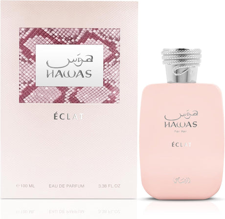 Rasasi Hawas Éclat Eau De Parfum For Her 100ml - Al Kabayel Discount CentreRasasi Hawas Éclat Eau De Parfum For Her 100mlPerfumesHAWASAl Kabayel Discount Centre