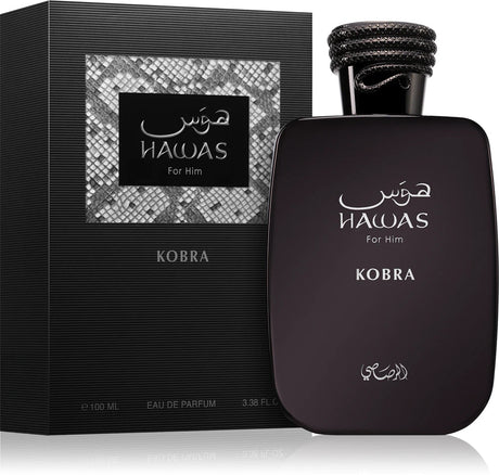 Rasasi Men's Hawas Kobra EDP Spray 100ml - Al Kabayel Discount CentreRasasi Men's Hawas Kobra EDP Spray 100mlPerfumesRASASIAl Kabayel Discount Centre