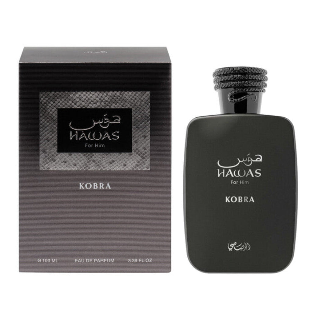 Rasasi Men's Hawas Kobra EDP Spray 100ml - Al Kabayel Discount CentreRasasi Men's Hawas Kobra EDP Spray 100mlPerfumesRASASIAl Kabayel Discount Centre