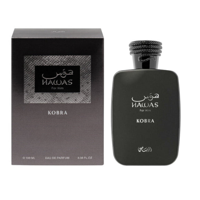 Rasasi Men's Hawas Kobra EDP Spray 100ml - Al Kabayel Discount CentreRasasi Men's Hawas Kobra EDP Spray 100mlPerfumesRASASIAl Kabayel Discount Centre
