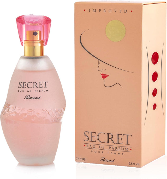 Rasasi Secret Perfume EDP For Women - 75ML - Al Kabayel Discount CentreRasasi Secret Perfume EDP For Women - 75MLPerfumesRASASIAl Kabayel Discount Centre