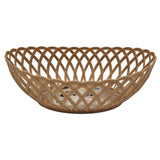 Ratan Cane Plastic Oval Shape Fruit Basket (Medium) - 30cmX23cmX8cm - BurlyWood - Al Kabayel Discount CentreRatan Cane Plastic Oval Shape Fruit Basket (Medium) - 30cmX23cmX8cm - BurlyWoodOrganizers & AccessoriesRATANAl Kabayel Discount Centre