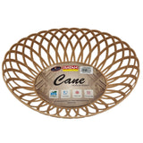 Ratan Cane Plastic Oval Shape Fruit Basket (Medium) - 30cmX23cmX8cm - BurlyWood - Al Kabayel Discount CentreRatan Cane Plastic Oval Shape Fruit Basket (Medium) - 30cmX23cmX8cm - BurlyWoodOrganizers & AccessoriesRATANAl Kabayel Discount Centre