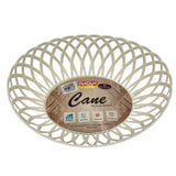 Ratan Cane Plastic Oval Shape Fruit Basket (Medium) - 30cmX23cmX8cm - White - Al Kabayel Discount CentreRatan Cane Plastic Oval Shape Fruit Basket (Medium) - 30cmX23cmX8cm - WhiteOrganizers & AccessoriesRATANAl Kabayel Discount Centre