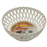 Ratan Cane Plastic Round Fruit Bowl Basket (Medium) - 20cmX8cm - White - Al Kabayel Discount CentreRatan Cane Plastic Round Fruit Bowl Basket (Medium) - 20cmX8cm - WhiteOrganizers & AccessoriesRATANAl Kabayel Discount Centre