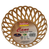 Ratan Cane Plastic Round Fruit Bowl Basket (Small) - 15cmX7cm - BurlyWood - Al Kabayel Discount CentreRatan Cane Plastic Round Fruit Bowl Basket (Small) - 15cmX7cm - BurlyWoodOrganizers & AccessoriesRATANAl Kabayel Discount Centre