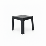 Rattan-Style Plastic Coffee Table - 43×42cm - Black / White - Al Kabayel Discount CentreRattan-Style Plastic Coffee Table - 43×42cm - Black / WhiteOrganizers & AccessoriesAKDCAl Kabayel Discount Centre