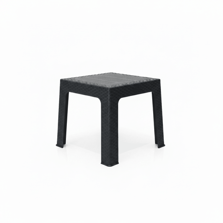 Rattan-Style Plastic Coffee Table - 43×42cm - Black / White - Al Kabayel Discount CentreRattan-Style Plastic Coffee Table - 43×42cm - Black / WhiteOrganizers & AccessoriesAKDCAl Kabayel Discount Centre