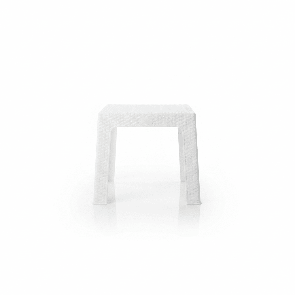 Rattan-Style Plastic Coffee Table - 43×42cm - Black / White - Al Kabayel Discount CentreRattan-Style Plastic Coffee Table - 43×42cm - Black / WhiteOrganizers & AccessoriesAKDCAl Kabayel Discount Centre