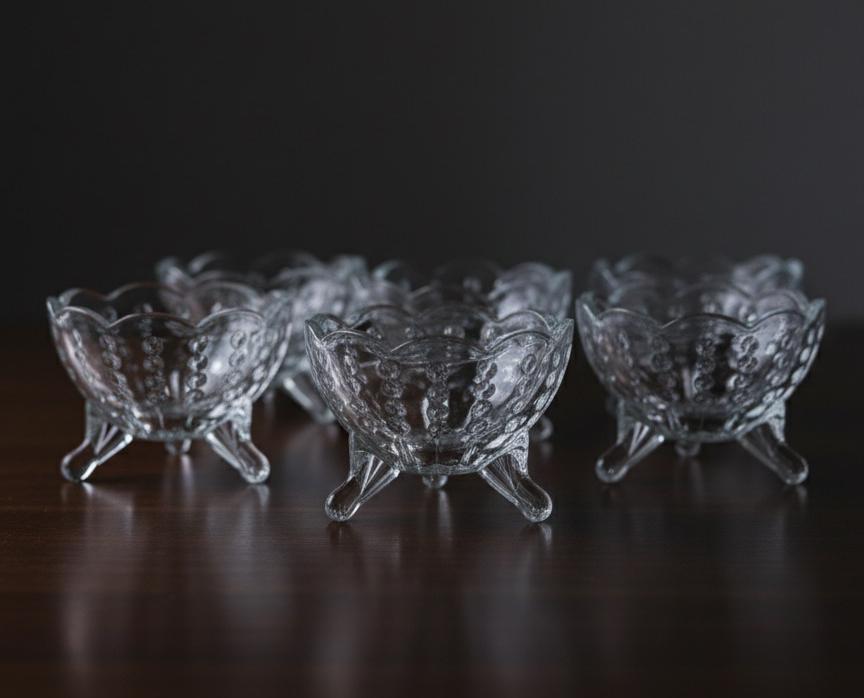 RAYAN Melis 6 - Piece Elegant Glass Sugar Bowl Set – 170ml Each, Transparent Durable Bowls for Serving Sugar, Spices & Condiments at Home, Café & Events - Al Kabayel Discount CentreRAYAN Melis 6 - Piece Elegant Glass Sugar Bowl Set – 170ml Each, Transparent Durable Bowls for Serving Sugar, Spices & Condiments at Home, Café & EventsJars & Food SaversMELISAl Kabayel Discount Centre