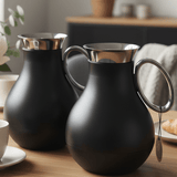 RAZ 2 Piece Vacuum Flask Set 0.5L & 1.0L – Classic Black Thermal Insulated Bottles with Silver Finish - Al Kabayel Discount CentreRAZ 2 Piece Vacuum Flask Set 0.5L & 1.0L – Classic Black Thermal Insulated Bottles with Silver FinishThermosRAZAl Kabayel Discount Centre