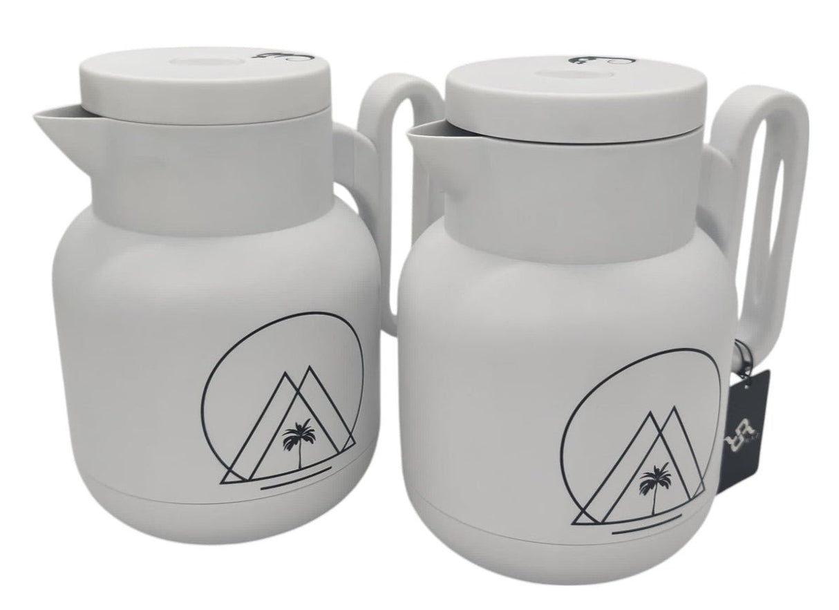 RAZ 2pcs Double - Wall Insulated Vaccum Flask 1 Liter, White, HA - 2506 - Al Kabayel Discount CentreRAZ 2pcs Double - Wall Insulated Vaccum Flask 1 Liter, White, HA - 2506ThermosRAZAl Kabayel Discount Centre