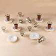 RAZ Floral 18pcs Tea Set Grey(6pc Cava Cup 90ml, 6pcs Cup 130ml, 6pcs Saucer) - Al Kabayel Discount CentreRAZ Floral 18pcs Tea Set Grey(6pc Cava Cup 90ml, 6pcs Cup 130ml, 6pcs Saucer)Tea SetsRAZAl Kabayel Discount Centre