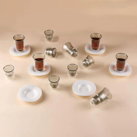 RAZ Floral 18pcs Tea Set Grey(6pc Cava Cup 90ml, 6pcs Cup 130ml, 6pcs Saucer) - Al Kabayel Discount CentreRAZ Floral 18pcs Tea Set Grey(6pc Cava Cup 90ml, 6pcs Cup 130ml, 6pcs Saucer)Tea SetsRAZAl Kabayel Discount Centre