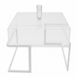 RAZ Large Square Clear Acrylic Dessert Showcase Box with Protective Lid and Sturdy White Metal Base for Bakery Display – 27×27×22 cm - Al Kabayel Discount CentreRAZ Large Square Clear Acrylic Dessert Showcase Box with Protective Lid and Sturdy White Metal Base for Bakery Display – 27×27×22 cmServing TraysRAZAl Kabayel Discount Centre