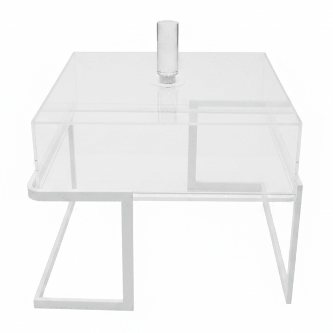 RAZ Large Square Clear Acrylic Dessert Showcase Box with Protective Lid and Sturdy White Metal Base for Bakery Display – 27×27×22 cm - Al Kabayel Discount CentreRAZ Large Square Clear Acrylic Dessert Showcase Box with Protective Lid and Sturdy White Metal Base for Bakery Display – 27×27×22 cmServing TraysRAZAl Kabayel Discount Centre