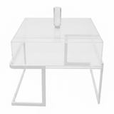 RAZ Large Square Clear Acrylic Dessert Showcase Box with Protective Lid and Sturdy White Metal Base for Bakery Display – 27×27×22 cm - Al Kabayel Discount CentreRAZ Large Square Clear Acrylic Dessert Showcase Box with Protective Lid and Sturdy White Metal Base for Bakery Display – 27×27×22 cmServing TraysRAZAl Kabayel Discount Centre