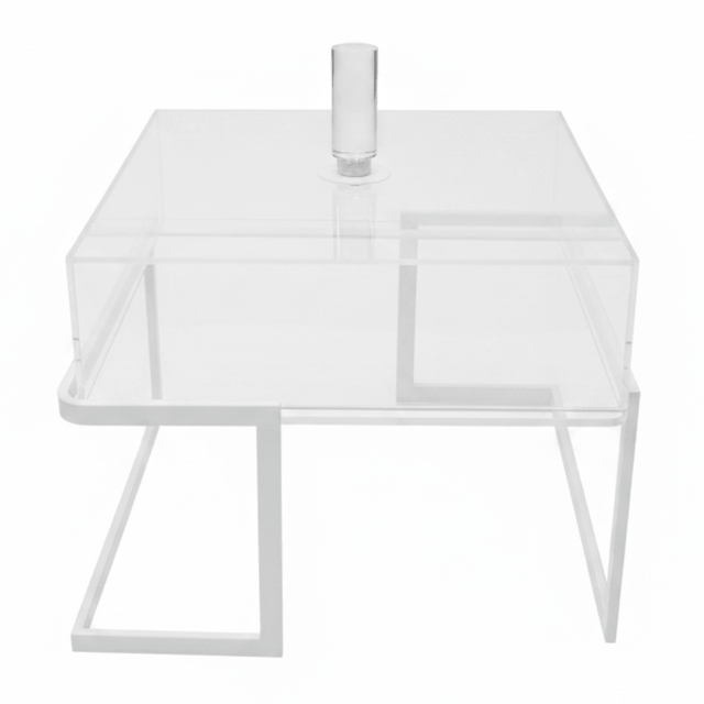 RAZ Large Square Clear Acrylic Dessert Showcase Box with Protective Lid and Sturdy White Metal Base for Bakery Display – 27×27×22 cm - Al Kabayel Discount CentreRAZ Large Square Clear Acrylic Dessert Showcase Box with Protective Lid and Sturdy White Metal Base for Bakery Display – 27×27×22 cmServing TraysRAZAl Kabayel Discount Centre