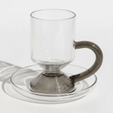 RAZ Levita 18-Piece Tea & Coffee Glass Set | Floating Handle | 6 Large Cups, 6 Small Cups & 6 Saucers | Gray - Al Kabayel Discount CentreRAZ Levita 18-Piece Tea & Coffee Glass Set | Floating Handle | 6 Large Cups, 6 Small Cups & 6 Saucers | GrayTea SetsRAZAl Kabayel Discount Centre