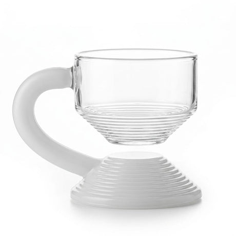 RAZ Levita 18-Piece Tea & Coffee Glass Set | Floating Handle | 6 Large Cups, 6 Small Cups & 6 Saucers | White - Al Kabayel Discount CentreRAZ Levita 18-Piece Tea & Coffee Glass Set | Floating Handle | 6 Large Cups, 6 Small Cups & 6 Saucers | WhiteTea SetsRAZAl Kabayel Discount Centre