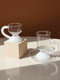 RAZ Levita 18-Piece Tea & Coffee Glass Set | Floating Handle | 6 Large Cups, 6 Small Cups & 6 Saucers | White - Al Kabayel Discount CentreRAZ Levita 18-Piece Tea & Coffee Glass Set | Floating Handle | 6 Large Cups, 6 Small Cups & 6 Saucers | WhiteTea SetsRAZAl Kabayel Discount Centre