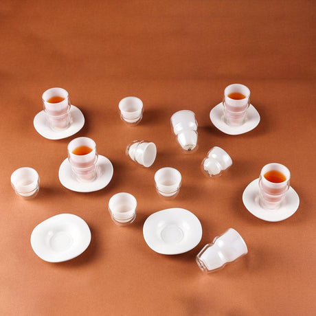 RAZ Modernist 18pcs Tea Set White(6pc Cava Cup 90ml, 6pcs Cup 130ml, 6pcs Saucer) - Al Kabayel Discount CentreRAZ Modernist 18pcs Tea Set White(6pc Cava Cup 90ml, 6pcs Cup 130ml, 6pcs Saucer)Tea SetsRAZAl Kabayel Discount Centre