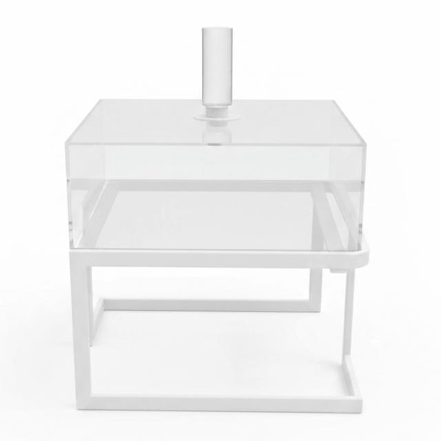 RAZ Premium Clear Acrylic Square Dessert Display Box with Transparent Lid and White Metal Stand for Cake & Pastry Presentation – 21.5×21.5×21 cm - Al Kabayel Discount CentreRAZ Premium Clear Acrylic Square Dessert Display Box with Transparent Lid and White Metal Stand for Cake & Pastry Presentation – 21.5×21.5×21 cmServing TraysRAZAl Kabayel Discount Centre