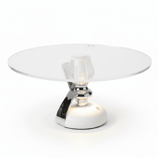 RAZ Premium Illuminated Acrylic Cake Stand with Metal Pedestal Base – LED Light Display for Cakes & Desserts 35×20 cm - Al Kabayel Discount CentreRAZ Premium Illuminated Acrylic Cake Stand with Metal Pedestal Base – LED Light Display for Cakes & Desserts 35×20 cmServing TraysRAZAl Kabayel Discount Centre
