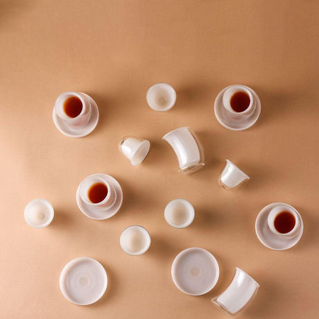 RAZ Shouq 18pcs Tea Set White(6pc Cava Cup 90ml, 6pcs Cup 130ml, 6pcs Saucer) - Al Kabayel Discount CentreRAZ Shouq 18pcs Tea Set White(6pc Cava Cup 90ml, 6pcs Cup 130ml, 6pcs Saucer)Tea SetsRAZAl Kabayel Discount Centre