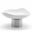 Raz Silver Metal Footed White Ceramic Candy Bowl for Sweets, Dates & Serving Display 25 × 13 cm - Al Kabayel Discount CentreRaz Silver Metal Footed White Ceramic Candy Bowl for Sweets, Dates & Serving Display 25 × 13 cmBowlsRAZAl Kabayel Discount Centre