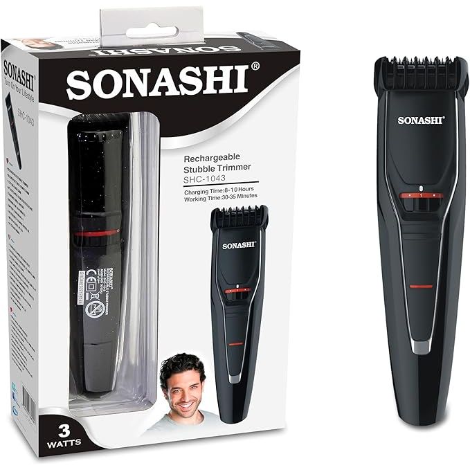 Rechargeable Hair Clipper with Stainless Steel Blade for Easy Cutting | Chargeable Lithium Battery With Indicator Light | Continuous Working Time of 90 min | Cordless Hair Clipper/Portable SHC - 1043N - Al Kabayel Dicount CenterRechargeable Hair Clipper with Stainless Steel Blade for Easy Cutting | Chargeable Lithium Battery With Indicator Light | Continuous Working Time of 90 min | Cordless Hair Clipper/Portable SHC - 1043NtrimmerSONASHIAl Kabayel Dicount Center