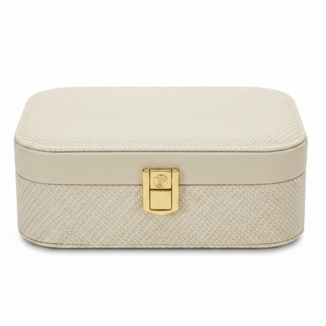 Rectangle Rexin Jewellery Box - 20×14×7cm - Grey / Pink / Cream - Al Kabayel Discount CentreRectangle Rexin Jewellery Box - 20×14×7cm - Grey / Pink / CreamOrganizers & AccessoriesAKDCAl Kabayel Discount Centre