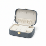 Rectangle Rexin Jewellery Box - 20×14×7cm - Grey / Pink / Cream - Al Kabayel Discount CentreRectangle Rexin Jewellery Box - 20×14×7cm - Grey / Pink / CreamOrganizers & AccessoriesAKDCAl Kabayel Discount Centre