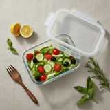 Rectangular Glass Food Storage Container with Airtight Plastic Lid – Large Capacity Meal Prep Box for Kitchen Organization – 1520 ml - Al Kabayel Discount CentreRectangular Glass Food Storage Container with Airtight Plastic Lid – Large Capacity Meal Prep Box for Kitchen Organization – 1520 mlFood ContainersAKDCAl Kabayel Discount Centre