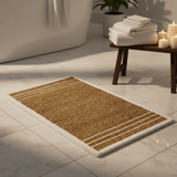 Rectangular Seagrass Mat Natural Braided Rug with White Border - 60×80 cm - Al Kabayel Discount CentreRectangular Seagrass Mat Natural Braided Rug with White Border - 60×80 cmDoormatsAKDCAl Kabayel Discount Centre