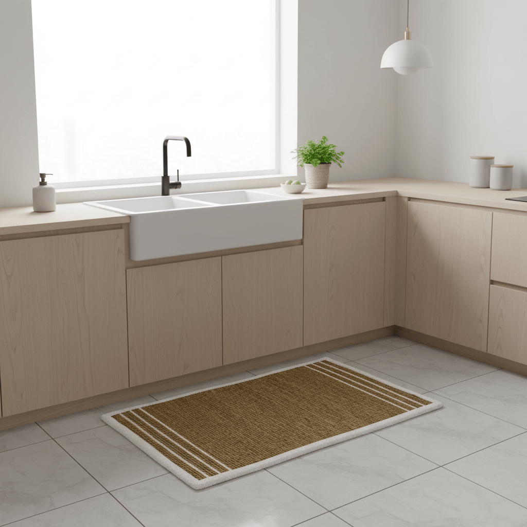 Rectangular Seagrass Mat Natural Braided Rug with White Border - 60×90 cm - Al Kabayel Discount CentreRectangular Seagrass Mat Natural Braided Rug with White Border - 60×90 cmDoormatsAKDCAl Kabayel Discount Centre
