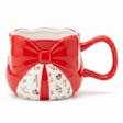 Red Bow Ceramic Mug — Floral Elegance Edition | 300ml - Al Kabayel Discount CentreRed Bow Ceramic Mug — Floral Elegance Edition | 300mlMugsAKDCAl Kabayel Discount Centre