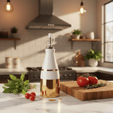 Red Cherry Luxury Gold & White Ceramic Oil Dispenser Bottle for Elegant Kitchen & Dining Use – 250ml - Al Kabayel Discount CentreRed Cherry Luxury Gold & White Ceramic Oil Dispenser Bottle for Elegant Kitchen & Dining Use – 250mlKitchen Utensils & GadgetsRED CHERRYAl Kabayel Discount Centre
