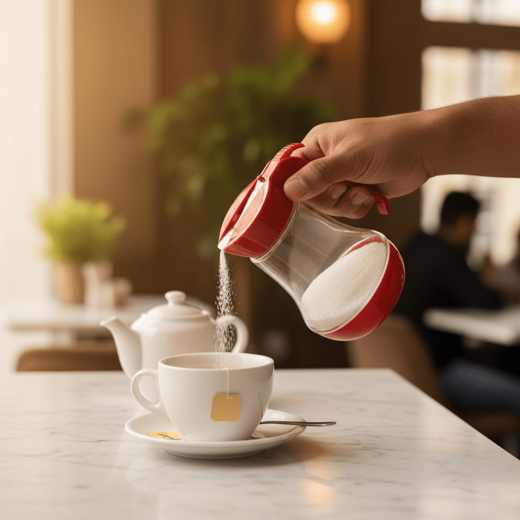 Red Flip - Top Sugar Dispenser — 11×5cm - Al Kabayel Discount CentreRed Flip - Top Sugar Dispenser — 11×5cmKitchen Utensils & GadgetsAKDCAl Kabayel Discount Centre