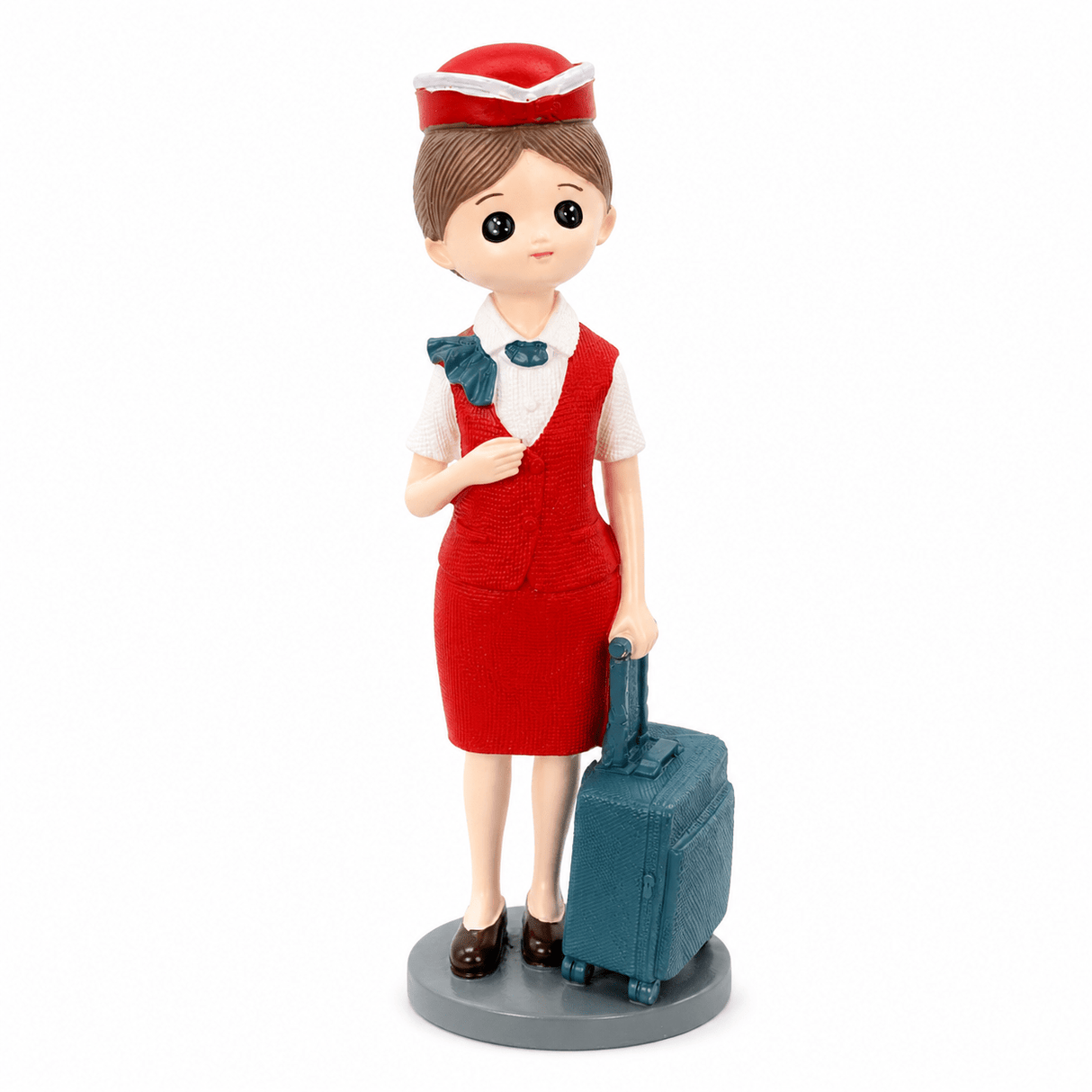 Red Girl Cabin Crew Polyresin Decorative Figurine - 20cm - Al Kabayel Discount CentreRed Girl Cabin Crew Polyresin Decorative Figurine - 20cmHome Décor AccentsAKDCAl Kabayel Discount Centre