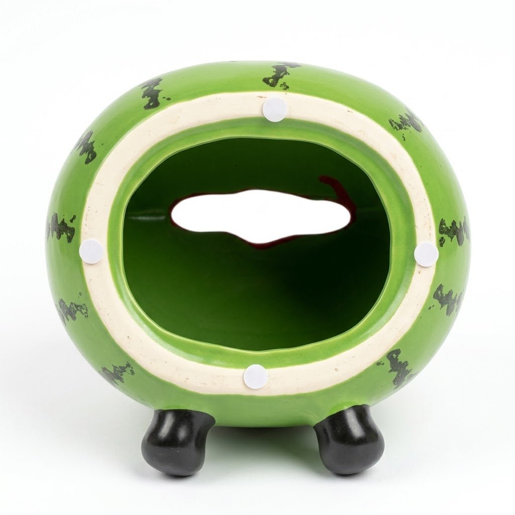 Red & Green Watermelon Slice Ceramic Napkin Holder – 20×15 cm - Al Kabayel Discount CentreRed & Green Watermelon Slice Ceramic Napkin Holder – 20×15 cmNapkin Holders & Tissue BoxAKDCAl Kabayel Discount Centre