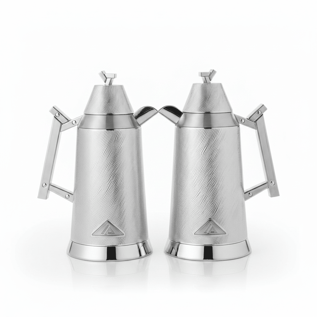 Red Home Dallah Vacuum Flask – Silver – 1L + 1L Set - Al Kabayel Discount CentreRed Home Dallah Vacuum Flask – Silver – 1L + 1L SetThermosRED HOMEAl Kabayel Discount Centre