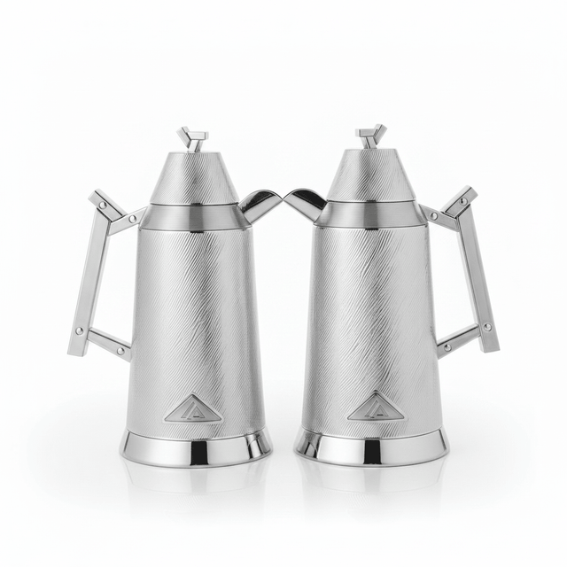 Red Home Dallah Vacuum Flask – Silver – 1L + 1L Set - Al Kabayel Discount CentreRed Home Dallah Vacuum Flask – Silver – 1L + 1L SetThermosRED HOMEAl Kabayel Discount Centre