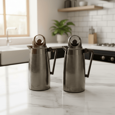 Red Home Gun Black Vacuum Flask with Wooden Finish Detail Premium Quality Thermal Flask 1+1 Liter - Al Kabayel Discount CentreRed Home Gun Black Vacuum Flask with Wooden Finish Detail Premium Quality Thermal Flask 1+1 LiterThermosREDAl Kabayel Discount Centre
